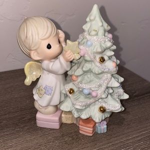 Precious Moments Christmas'Wishing You A Heavenly Holiday' Rare Find 2005 *read